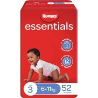 huggies essential nappy crawler size 3 pack 52